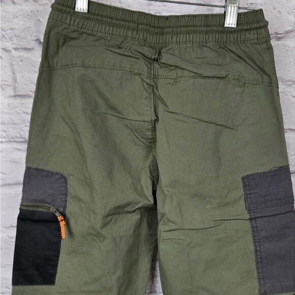 Levi Strauss Boys Cargo Jogger Pull On Pants Olive Green Outdoor Activewear UPF - Picture 7 of 14